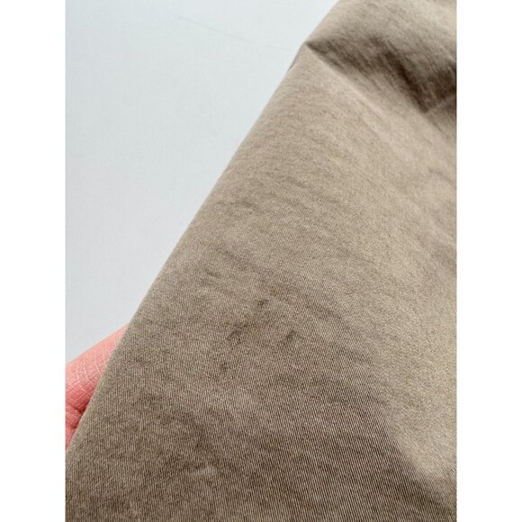 THEORY Avla Olive Green Stretch Cotton Twill Cropped New Chino Pants, Size 0 - Picture 9 of 14